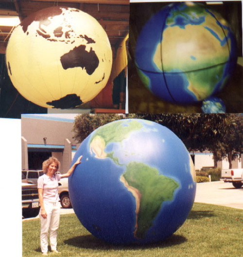 Custom Advertising Balloons earths