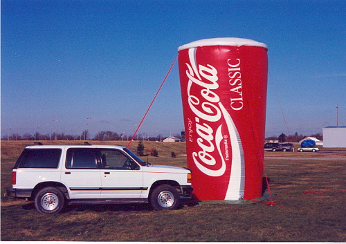 Inflatable Cans and Bottles coke-cup