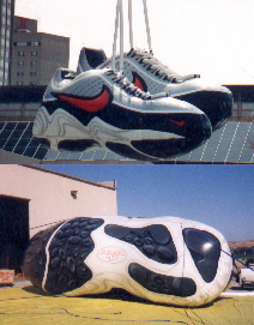 inflatable sneakers