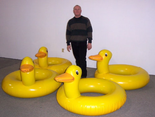 inflatable duck ring