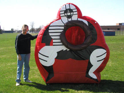 Sports Related Inflatables Coca-Cola Baseball game
