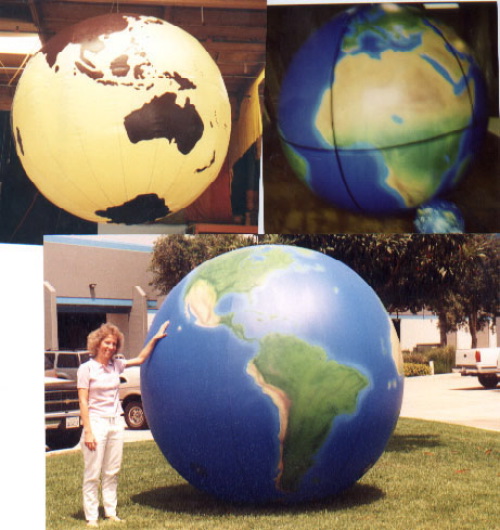 Custom Advertising Balloons earths